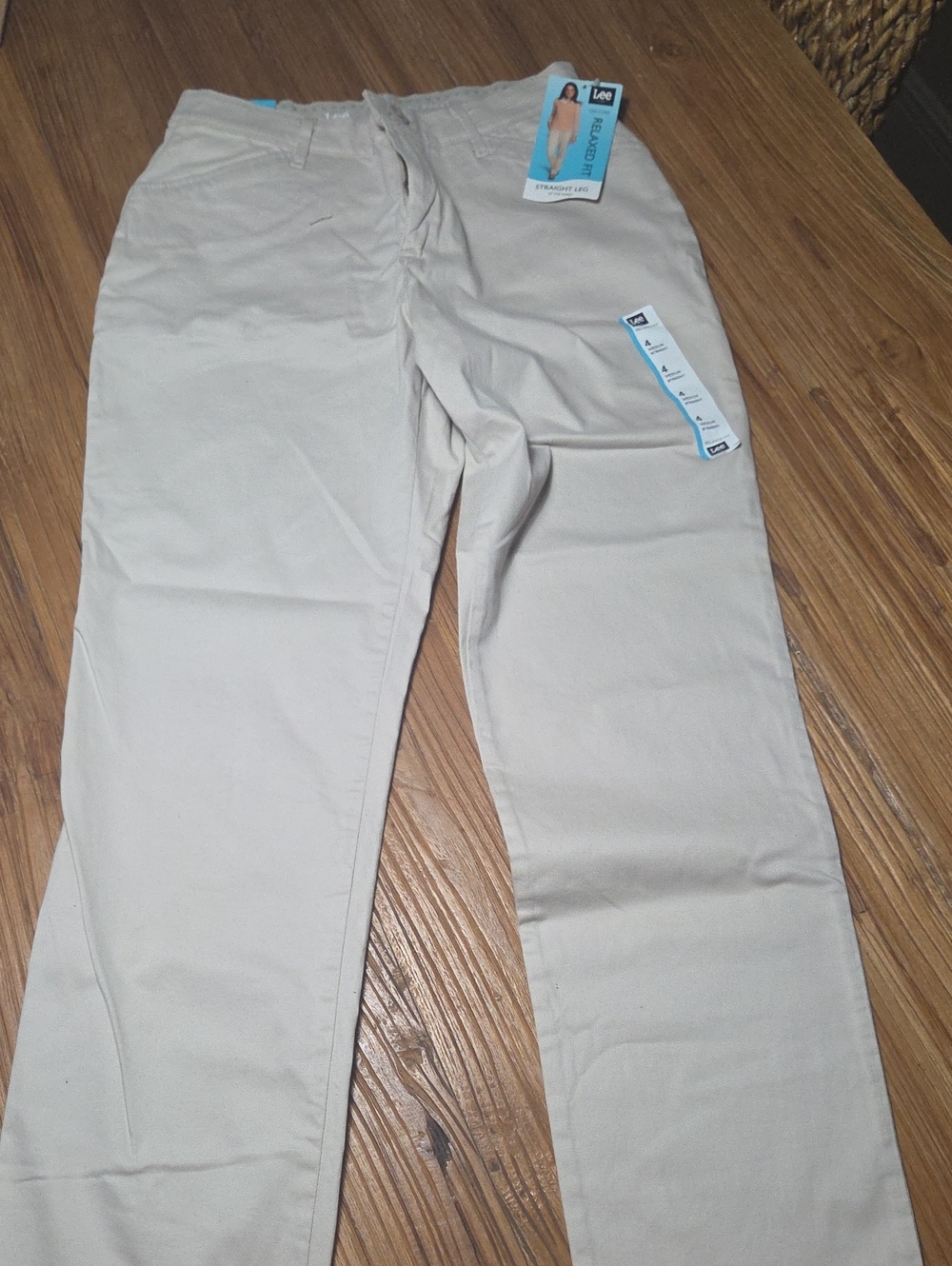 Lee Men's Straight-Leg Pants in Light Khaki